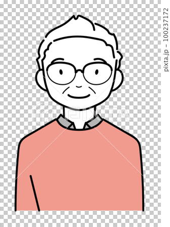 Smiling middle-aged man upper body 100237172