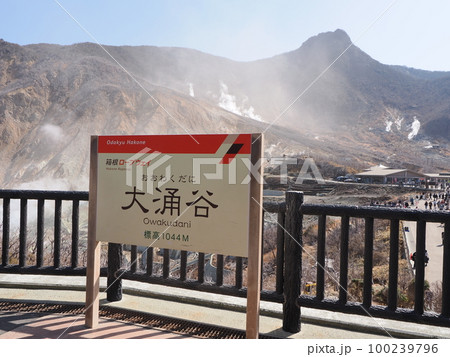 箱根 大涌谷 箱根 大涌谷 100239796