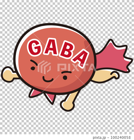 GABAのヒーローキャラクターのイラスト 100240058