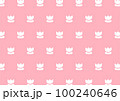 花柄のパターンイラスト 100240646