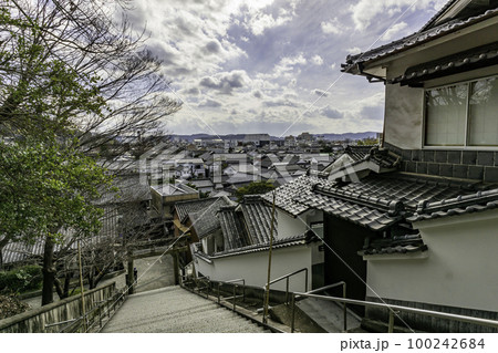 倉敷美観地区　街並み　岡山県倉敷市 100242684
