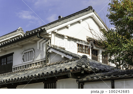 倉敷美観地区　街並み　岡山県倉敷市 100242685
