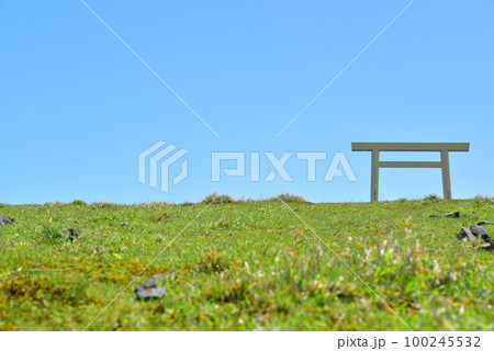 山頂の鳥居 100245532