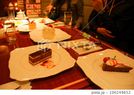 美味しそうなチョコレートケーキのイメージ 美味しそうなチョコレートケーキのイメージ 100249652