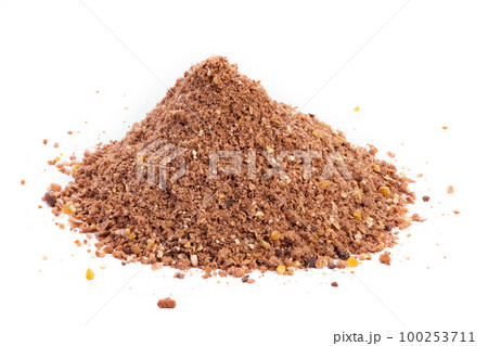 Fish food for feeder fishing on white background. Full depth of field. Fish food for feeder fishing on white background. Full depth of field. 100253711