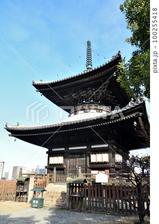 愛染堂勝鬘院（多宝塔）　【 大阪市天王寺区夕陽ヶ丘町】 100255418