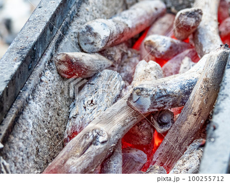 紀州備長炭と焼き鳥コンロ 紀州備長炭と焼き鳥コンロ 100255712