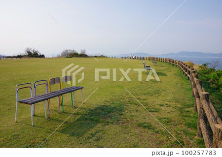 香川県さぬき市 大串自然公園と小豆島 香川県さぬき市 大串自然公園と小豆島 100257783