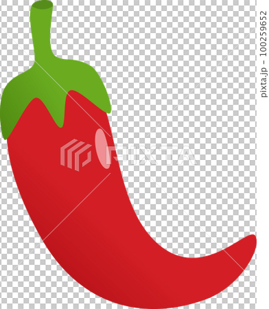 Red chilli illustration 100259652
