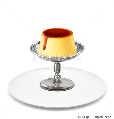 プリン イラスト リアル 100261922