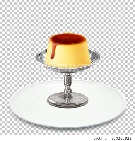 プリン イラスト リアル 100261922