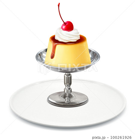 プリン イラスト リアル 100261926
