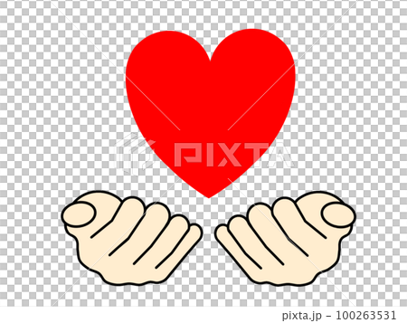 Heart on hand 100263531