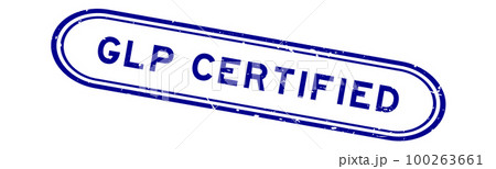 Grunge blue GLP (Abbreviation of Good laboratory practice) certified word rubber seal stamp on white background Grunge blue GLP (Abbreviation of Good laboratory practice) certified word rubber seal stamp on white background 100263661