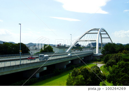 大牟田市「諏訪公園」展望台の景観 大牟田市「諏訪公園」展望台の景観 100264269