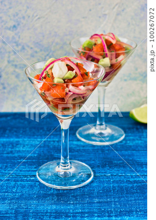 メキシコ料理のセビーチェ 100267072