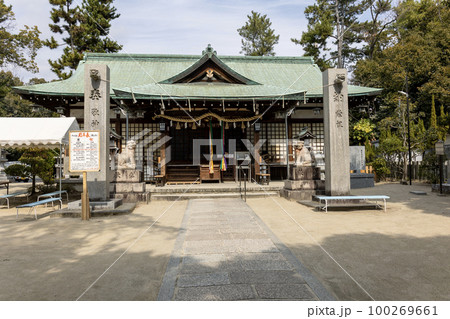 素盞嗚尊神社(江坂神社)拝殿 2023年3月5日撮影 素盞嗚尊神社(江坂神社)拝殿 2023年3月5日撮影 100269661