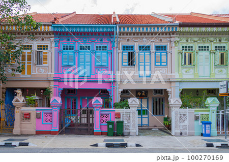 【シンガポール】カラフルなカトン地区 【シンガポール】カラフルなカトン地区 100270169