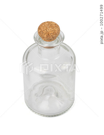 Old Glass Bottle Isolated, Vintage Bottles Collection Old Glass Bottle Isolated, Vintage Bottles Collection 100271499