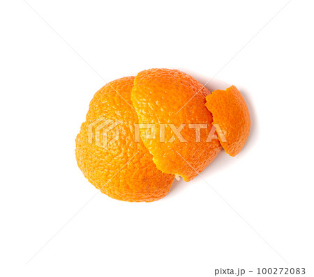 Mandarin Peel Isolated, Peeled Tangerine, Fresh Citrus Rind, Mandarins Skin, Tangerines Shell Isolated Mandarin Peel Isolated, Peeled Tangerine, Fresh Citrus Rind, Mandarins Skin, Tangerines Shell Isolated 100272083