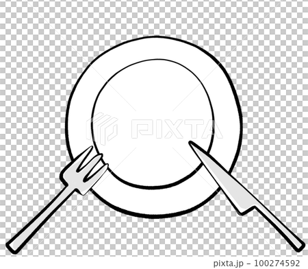 【餐桌禮儀】餐具標誌No meals（美式） 100274592