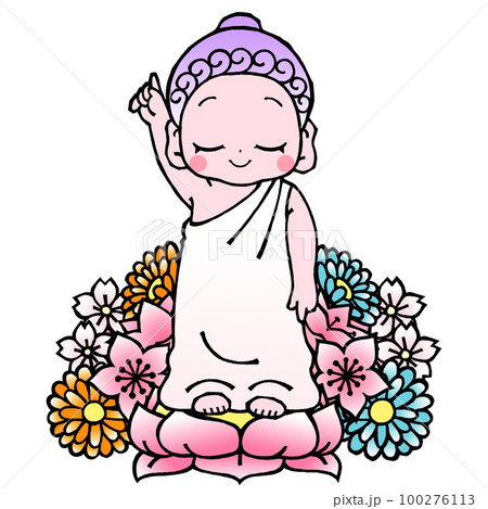 誕生釈迦仏(花あり 誕生釈迦仏(花あり 100276113