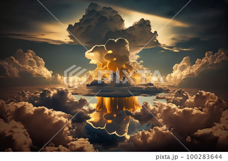 天国の風景、雄大な雲景 100283644