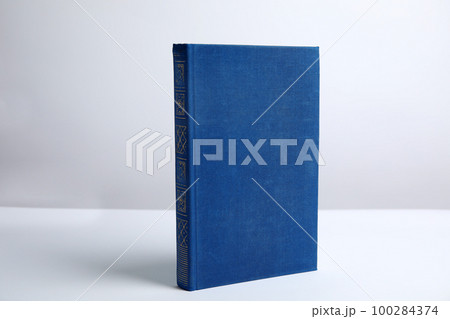 Hardcover book on white background. Space for design Hardcover book on white background. Space for design 100284374