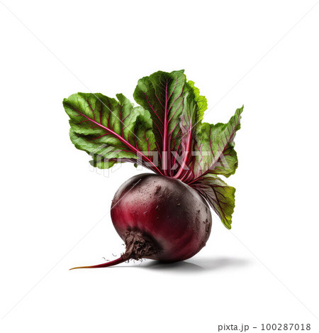 beetroot isolated on white background.Generative AI beetroot isolated on white background.Generative AI 100287018