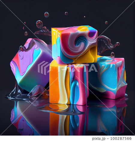 Handmade Soap, Artisan Cosmetic, Care Detergents, Color Soaps, Abstract Generative AI Illustration Handmade Soap, Artisan Cosmetic, Care Detergents, Color Soaps, Abstract Generative AI Illustration 100287566