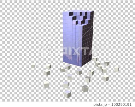 代表破壞和地震的抽象概念。風險和損害。 100290191