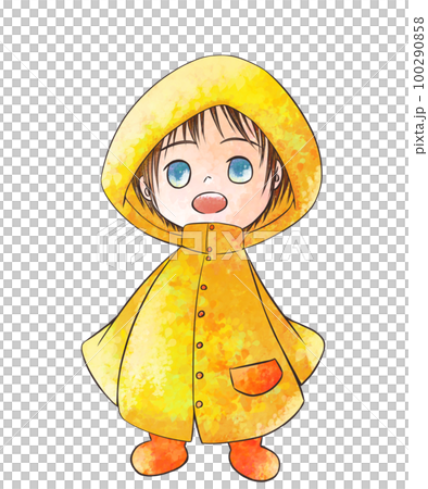 A child wearing a kappa (yellow) A child wearing a kappa (yellow) 100290858