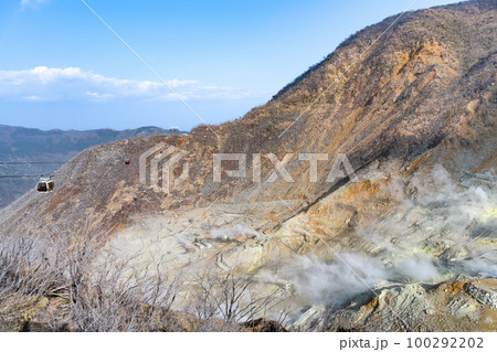 神奈川県箱根町　大涌谷 100292202