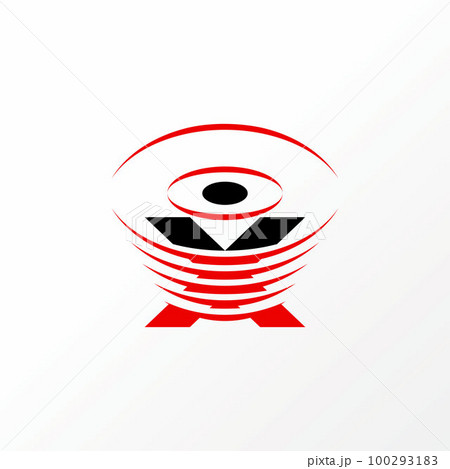 Simple and unique letter or word X font with cutting sound music image graphic icon logo design abstract concept vector stock. Can be used as a symbol related to initial or speaker 100293183