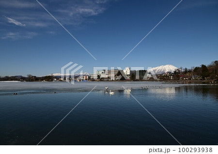 高松の池から見える岩手山 高松の池から見える岩手山 100293938