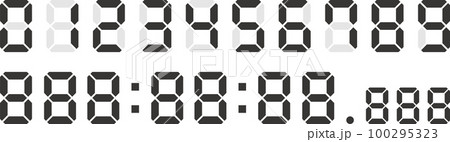 デジタル数字 デジタル数字 100295323
