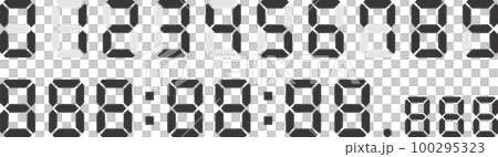 デジタル数字 デジタル数字 100295323