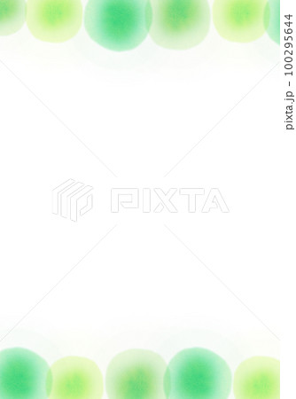 グリーンカラーのフレーム　背景素材 100295644