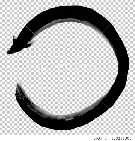 鰻のモノクロ筆イラスト(墨の手描きイラスト) 鰻のモノクロ筆イラスト(墨の手描きイラスト) 100296300