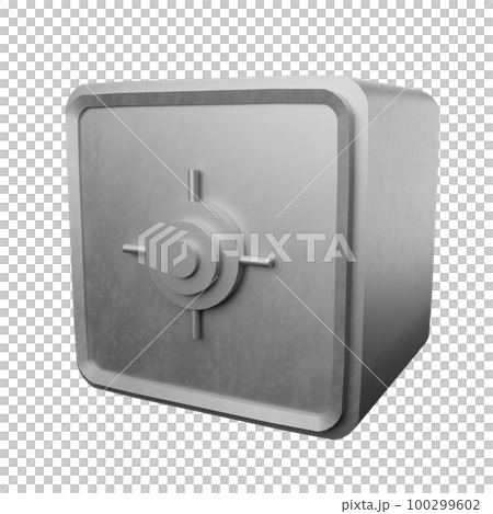 3d rendering of money storage vault 100299602