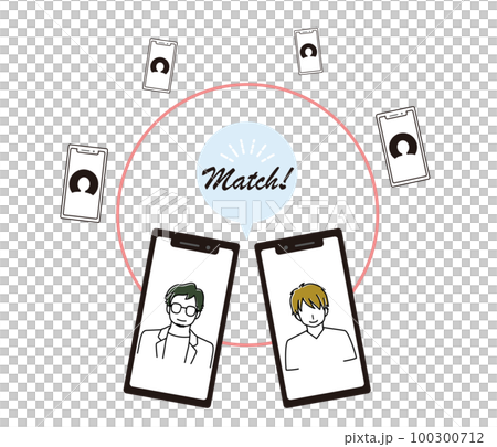 由匹配的應用程序匹配的圖像插圖 由匹配的應用程序匹配的圖像插圖 100300712