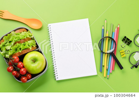 School supplies, stationery, and lunch box 100304664