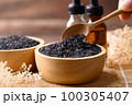 Black sesame seed and oil, Food ingredients in Asian cuisine 100305407