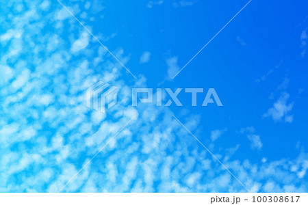 青空と雲06 うろこ雲 青空と雲06 うろこ雲 100308617
