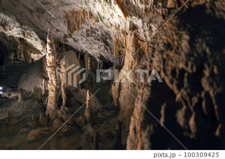 Stalactite and stalagmite Stalactite and stalagmite 100309425