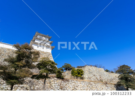 《兵庫県》明石城・明石城からの風景 100312233