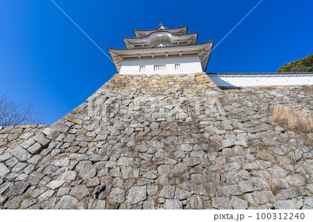 《兵庫県》明石城・明石城からの風景 100312240