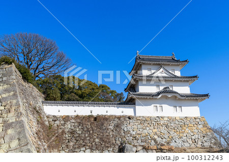 《兵庫県》明石城・明石城からの風景 100312243