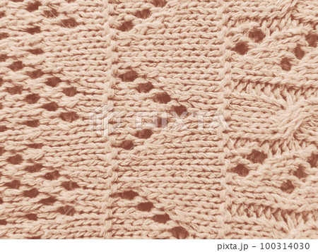 Organic knit texture with macro weave threads. 100314030