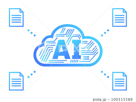 AIチャットのイラスト素材 AIチャットのイラスト素材 100315589